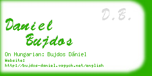 daniel bujdos business card