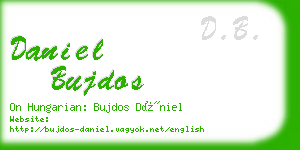daniel bujdos business card